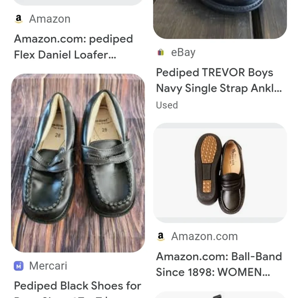 PEDIPED FLEX Fix System toddler Loafer 5.5 Black‎
